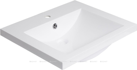 Фото раковина для тумбы aquanet нота 58 см, белая