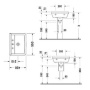 Фото раковина duravit starck 3 0300550000 55