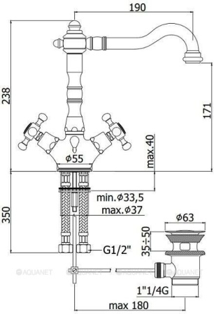 Фото смеситель для раковины paffoni belinda fblv075cr высокий, хром