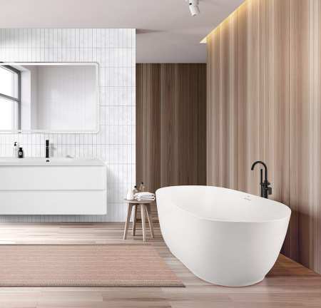 Фото акриловая ванна belbagno bb413-1700-800-matt 170*80 см, матовая