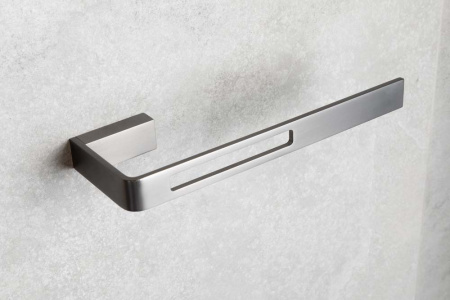 Фото полотенцедержатель boheme q 10945-sgm, черный хром