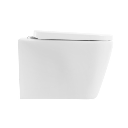 Фото унитаз подвесной безободковый belbagno albano bb120chr, белый