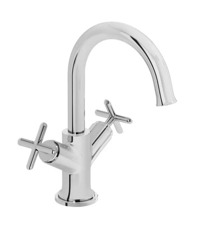 Фото смеситель для раковины vitra origin classic a42884, хром