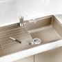 Фото мойка для кухни из искусственного камня blanco zia xl 6 s 517573 шампань 50х100