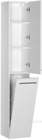 Фото пенал подвесной de aqua тока 1s бк 30 r белый