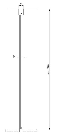 Фото держатель стекла ravak w set-800 wall/corner gwd01000a093 80 см, хром