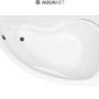 Фото акриловая ванна aquanet maldiva правая 150*90 см, белая