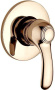 Фото встраиваемый смеситель для душа paffoni flavia fa010br, бронза