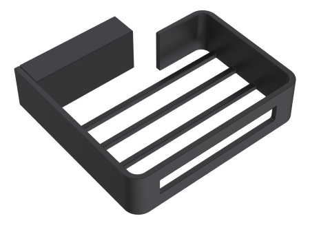 Фото мыльница настенная boheme q 10959-b, черная матовая