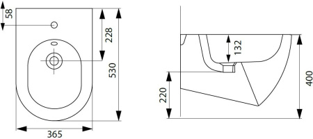 Фото биде подвесное allen brau reality 4.32008.20 белый глянец