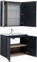 Фото комплект мебели aquanet алвита new 80 2 дверцы, антрацит