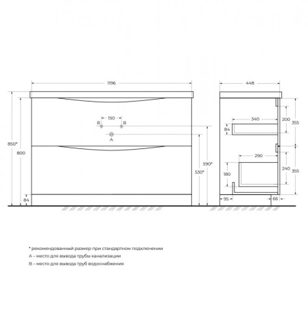 Фото тумба напольная belbagno marino 120 bianco lucido