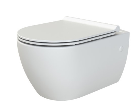 Фото унитаз подвесной boheme bianca 963-w, белый глянец