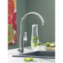 Фото смеситель grohe blue pure eurosmart 119708 для мойки с функцией фильтрации