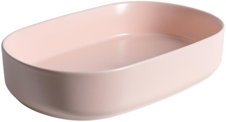 Фото раковина накладная allen brau fantasy 55 4.11022.sm, розовая