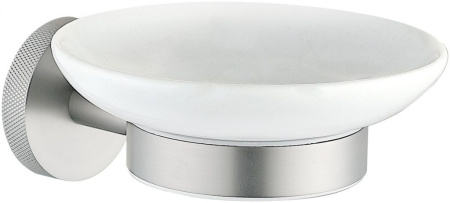 Фото мыльница настенная allen brau priority 6.31005-bn, никель браш