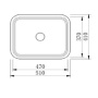 Фото раковина ntbathroom nt 606 white 40х50