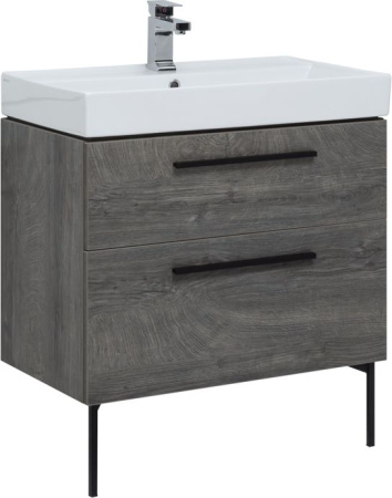 Фото комплект мебели aquanet nova 75 дуб рошелье (2 ящика)