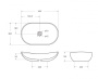 Фото раковина накладная belbagno bb1404-h301 60,5*36 см, черная матовая