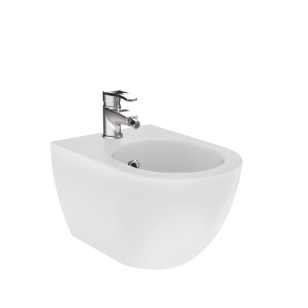 Фото биде подвесное creavit free белый матовый