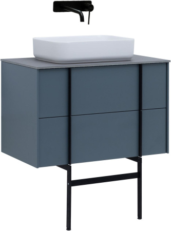 Фото тумба под раковину allen brau reality 80 1.32005.bgm синий матовый