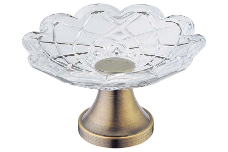 Фото мыльница настольная boheme 10201, бронза