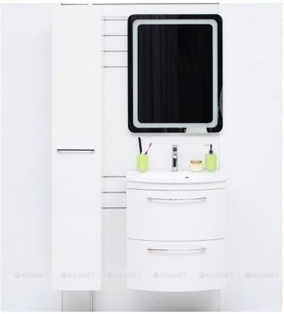 Фото пенал подвесной de aqua тока 1 35 l белый