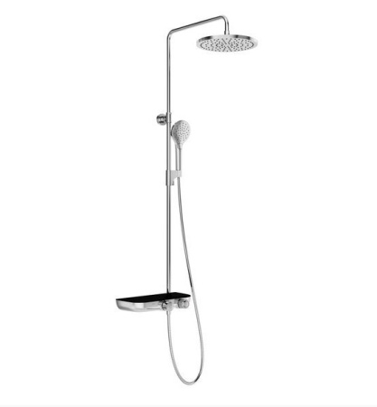 Фото душевая колонна термостат ravak termo 300 te 094.01/150 x070162, черная