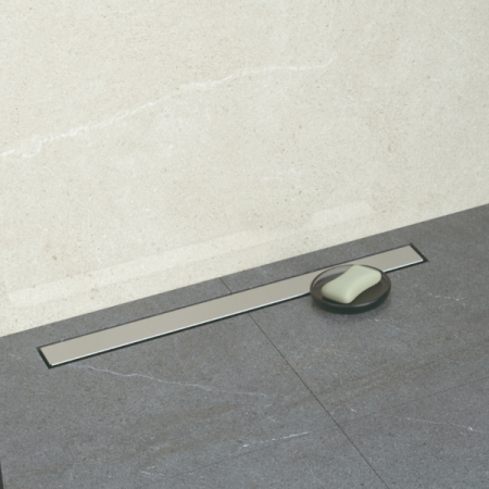 Фото душевой трап pestan frameless line 550 под плитку, хром