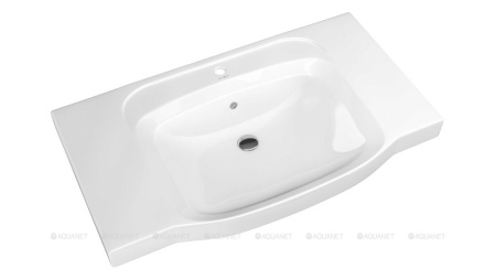 Фото раковина для тумбы kirovit домино 90 см, белая 