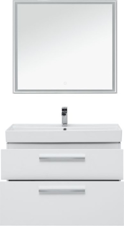 Фото комплект мебели aquanet nova 90 белый (2 ящика)