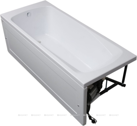 Фото акриловая ванна aquanet roma 160*70 см, белая