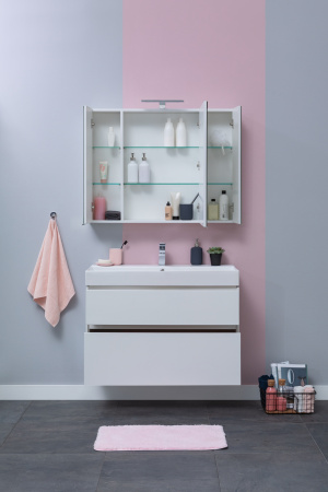 Фото комплект мебели aquanet бруклин 70 белый