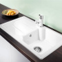 Фото мойка кухонная blanco zenar 45 s-f 523822 белый r 50х85