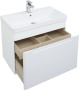 Фото тумба подвесная с раковиной aquanet софия 80 белый