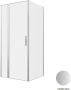 Фото душевой угол allen brau priority 3.31026.ba + 3.31044.ba 90*90*200 см, профиль серебро браш