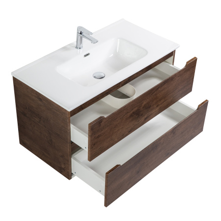 Фото тумба подвесная belbagno etna 100 rovere moro 