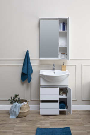 Фото комплект мебели aquanet доминика 60 белый