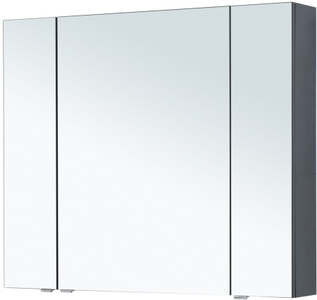 Фото зеркало-шкаф aquanet алвита new 100 антрацит