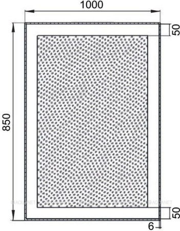 Зеркало с подсветкой Aquanet Алассио 10085 LED