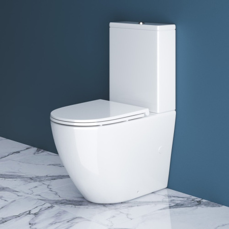 Фото бачок для унитаза belbagno sfera-r bb2141t, белый