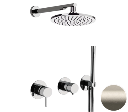 Фото душевая система remer x style x96s02oxv, сталь