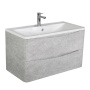 Фото тумба подвесная  belbagno acqua 90 cemento verona grigio 