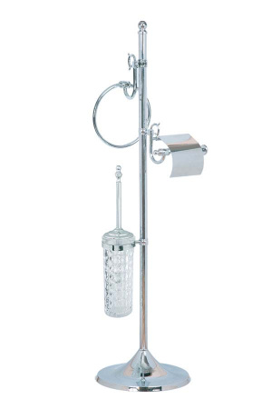 Фото стойка напольная, трехпозиционная boheme brillante 10450, хром