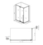 Фото душевой угол allen brau fantasy 3.11005-00 160*90*200 см, профиль хром