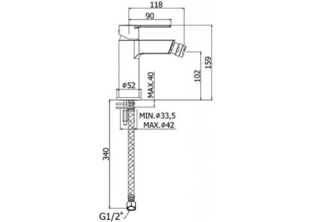 Фото смеситель для биде paffoni ringo rin131bo, белый матовый