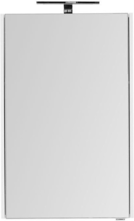 Фото зеркало-шкаф aquanet августа 58 белый