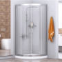 Фото душевой уголок wasserkraft lippe 45s01 90x90 стекло прозрачное/хром