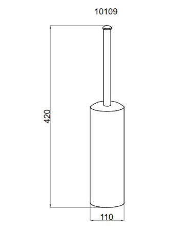 Фото ершик напольный boheme palazzo 10109, золото