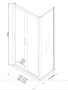Фото душевой угол aquanet alfa naa1131 150*80*200 см, прозрачное стекло